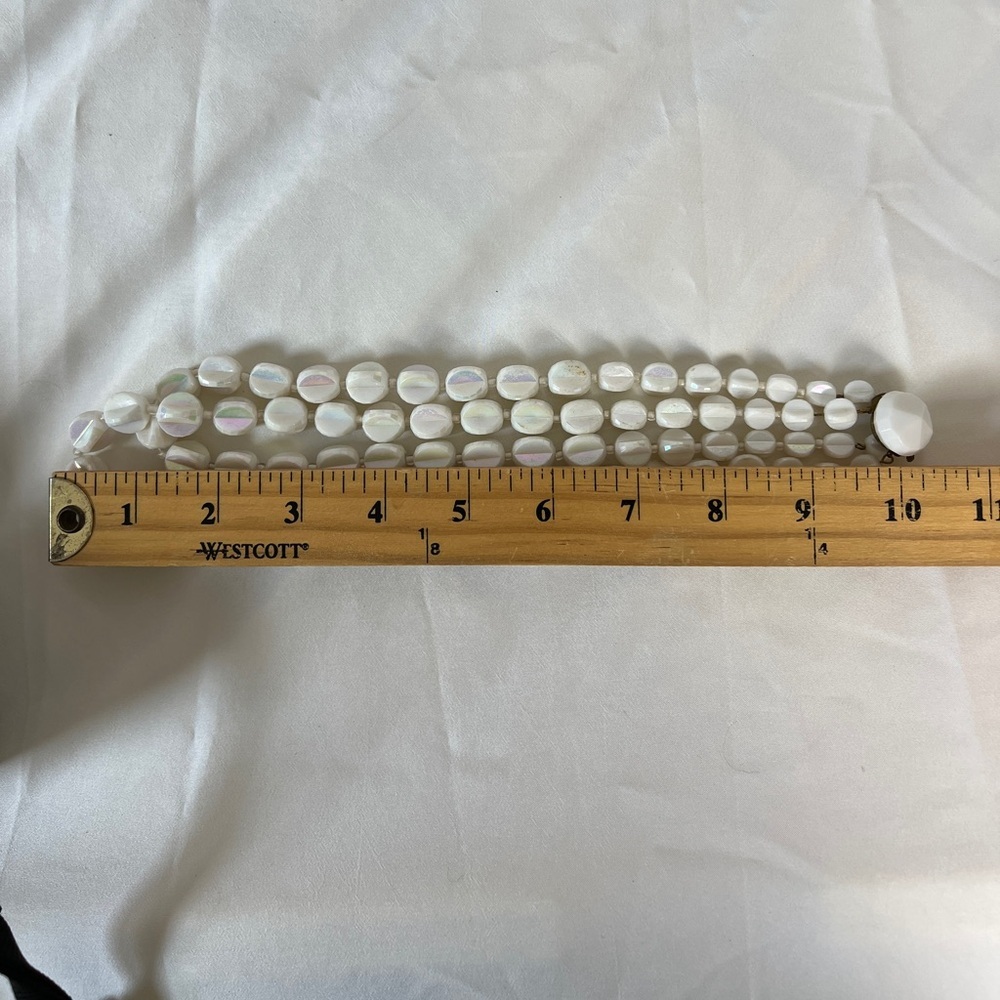 White mother of pearl vintage beads - Picture 9 of 9